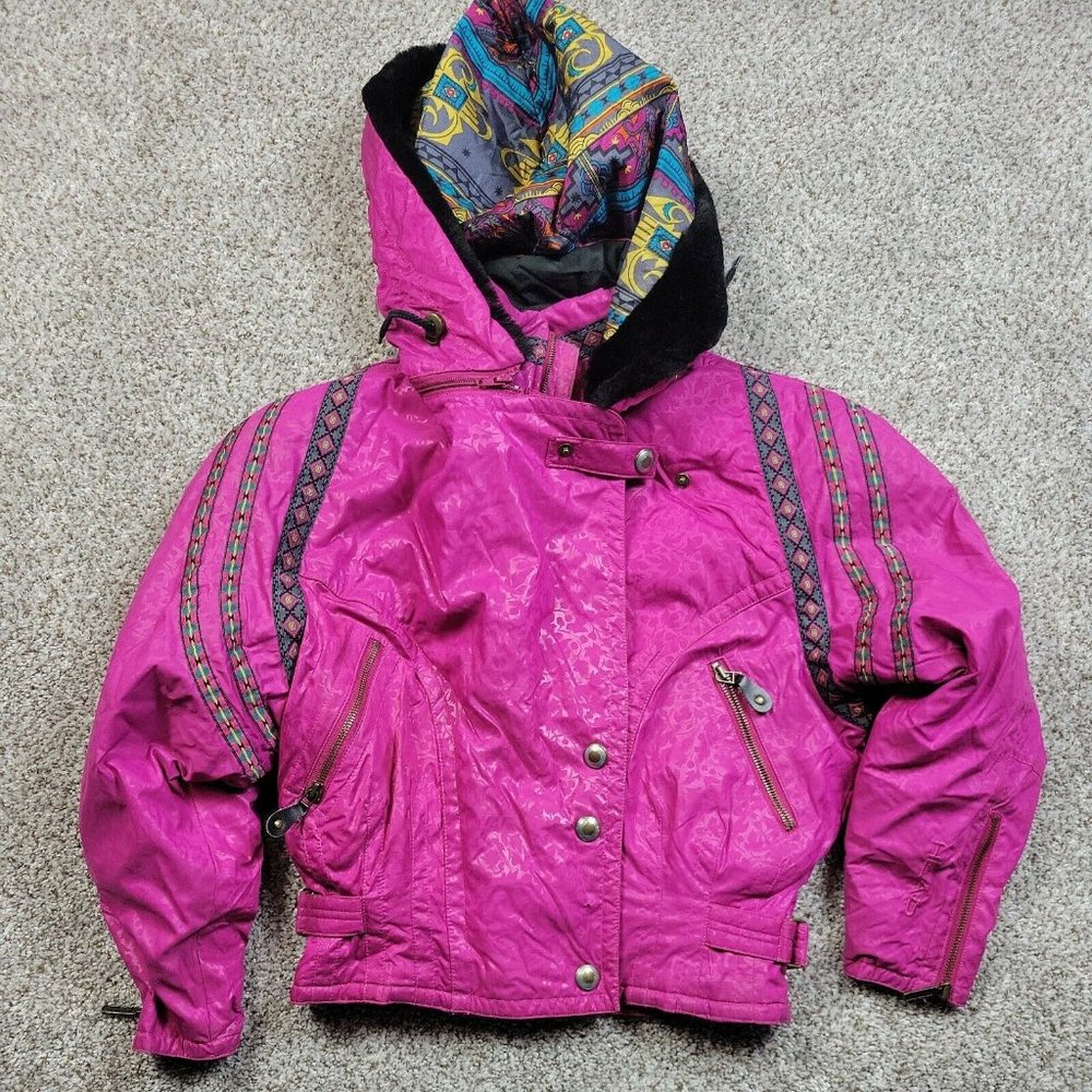 VINTAGE HEAD SKIWEAR Ski Winter Fashion Puffer Jacket women's 8